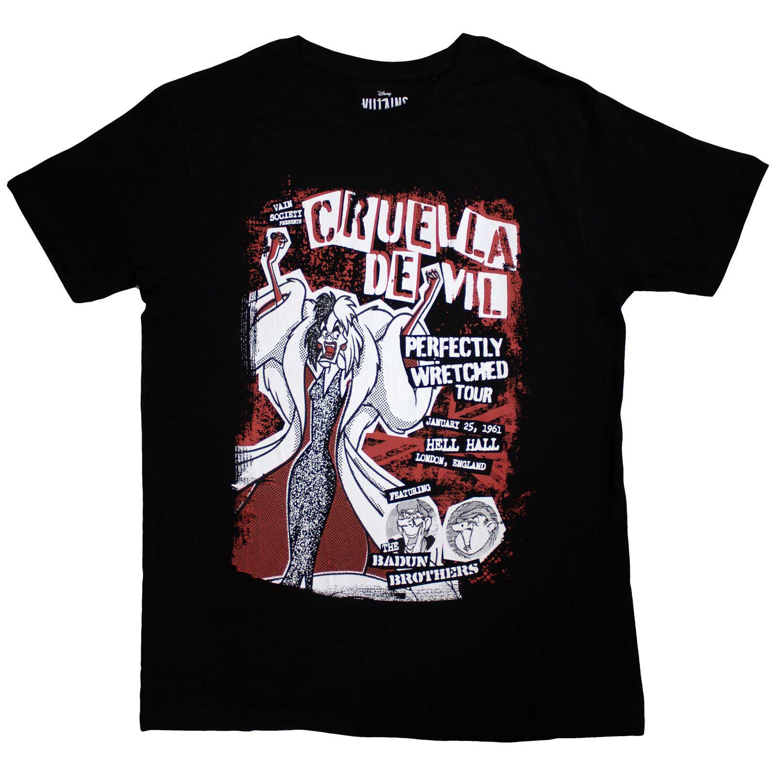 Disney: 101 Dalmatians Cruella Tour T-Shirt