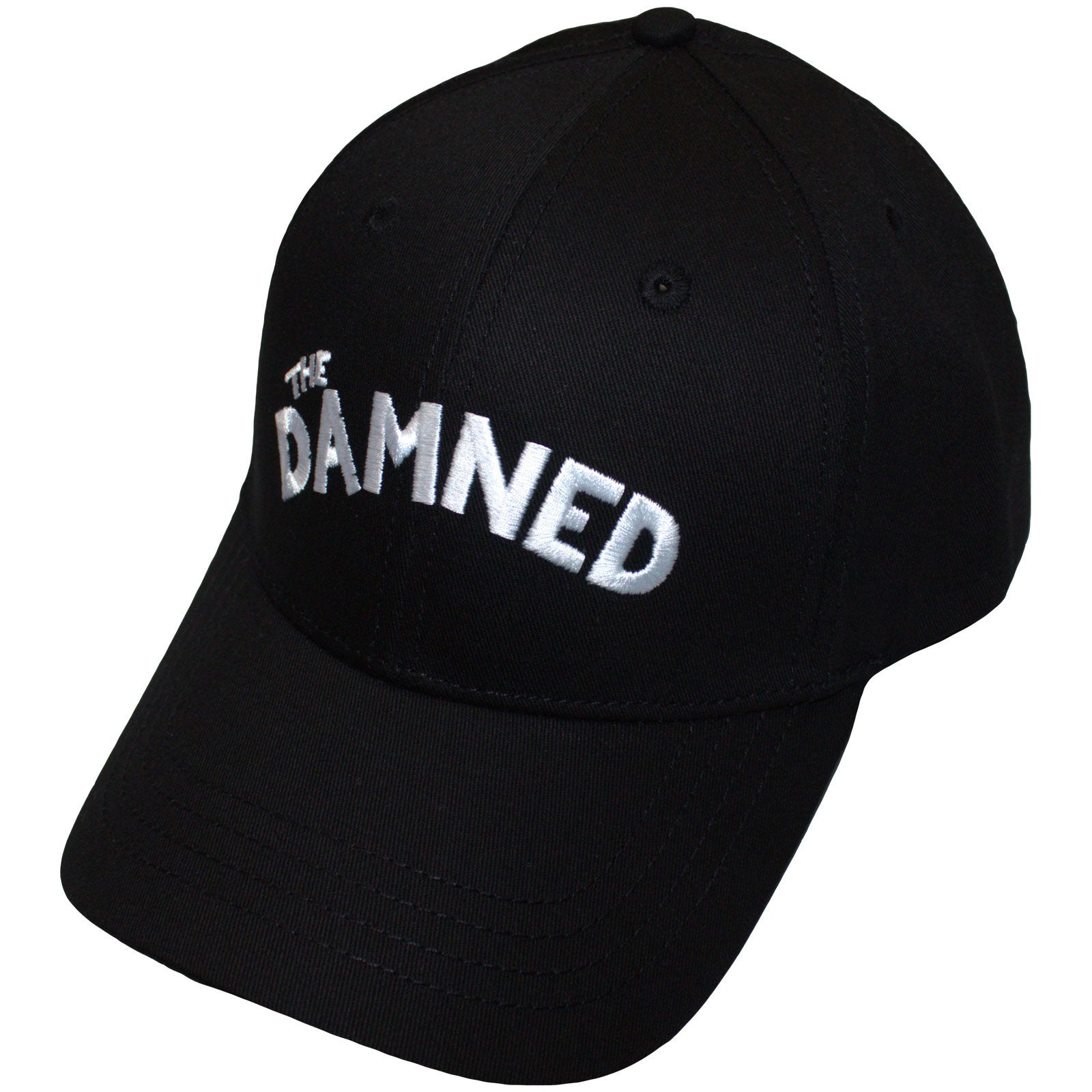 The Damned: Arched Logo Cap – officielt merchandise