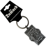 The Damned: The Black Album Logo Nøglering – officielt merchandise