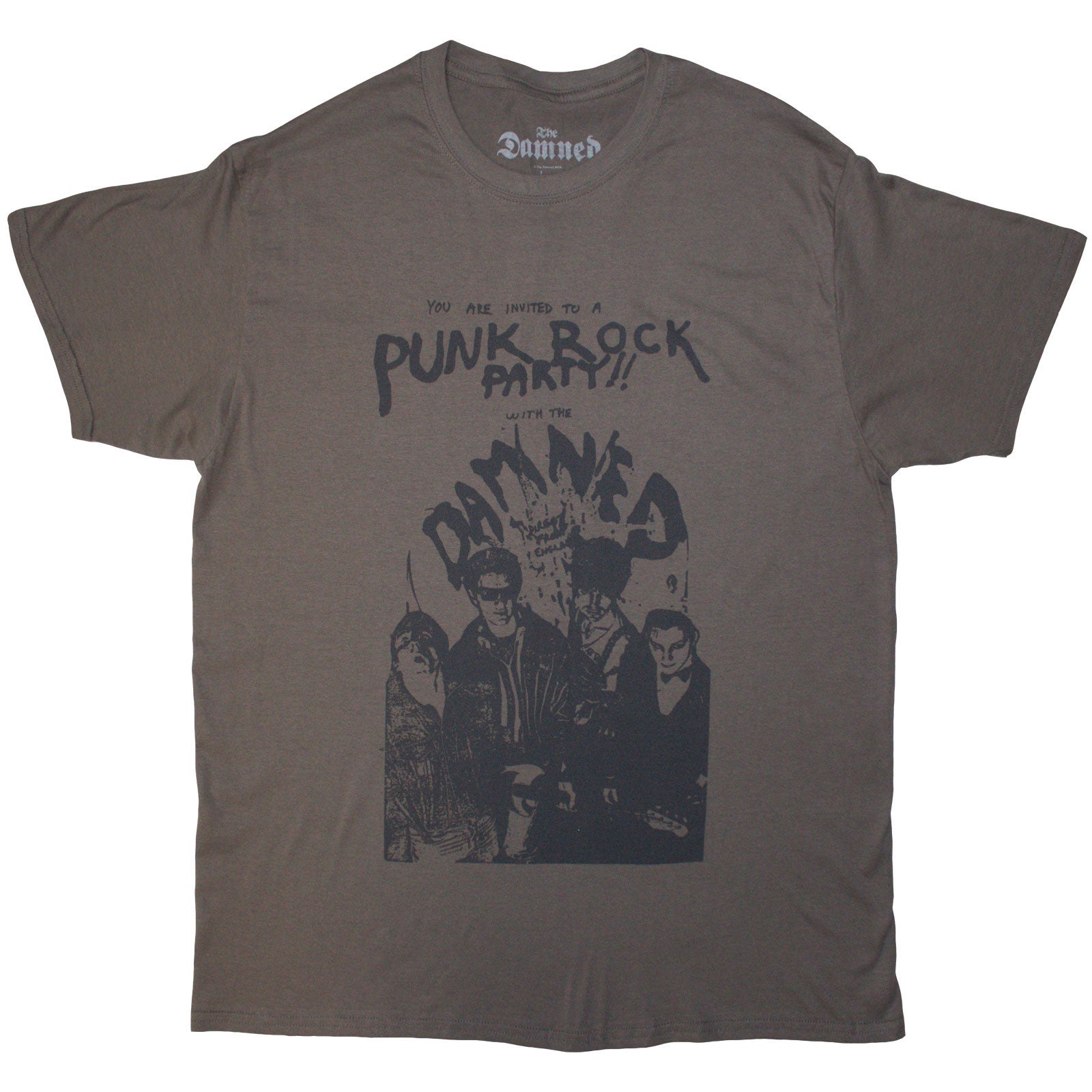 The Damned: Party Flyer T-Shirt