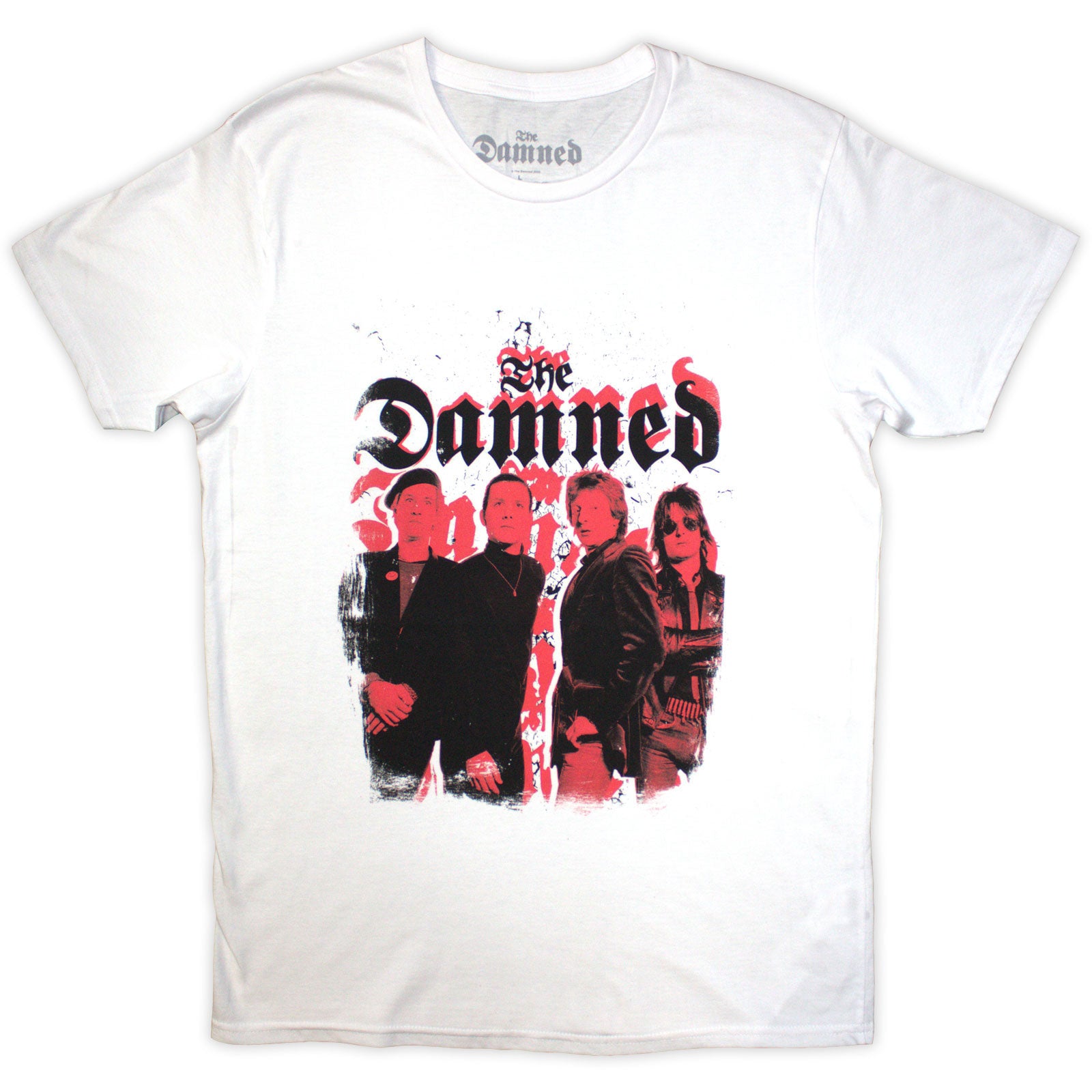 The Damned: Repeat Logo Photo T-Shirt