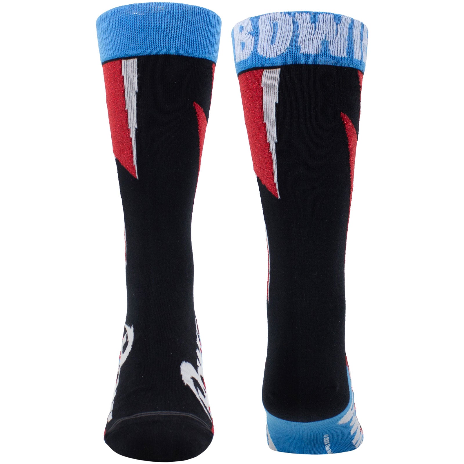 David Bowie: Red Flash (UK Size 6.5 - 11) Strømper – officielt merchandise