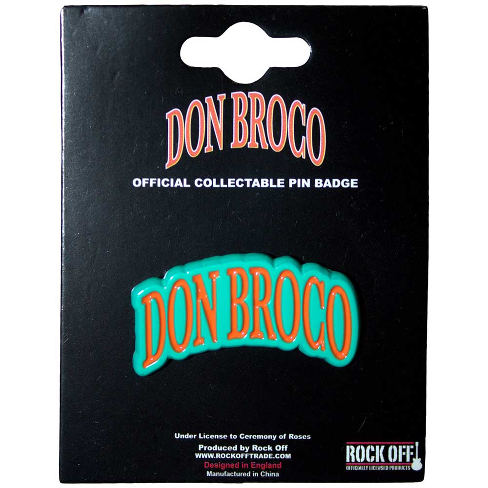 Don Broco: Orange Logo Pin Badge