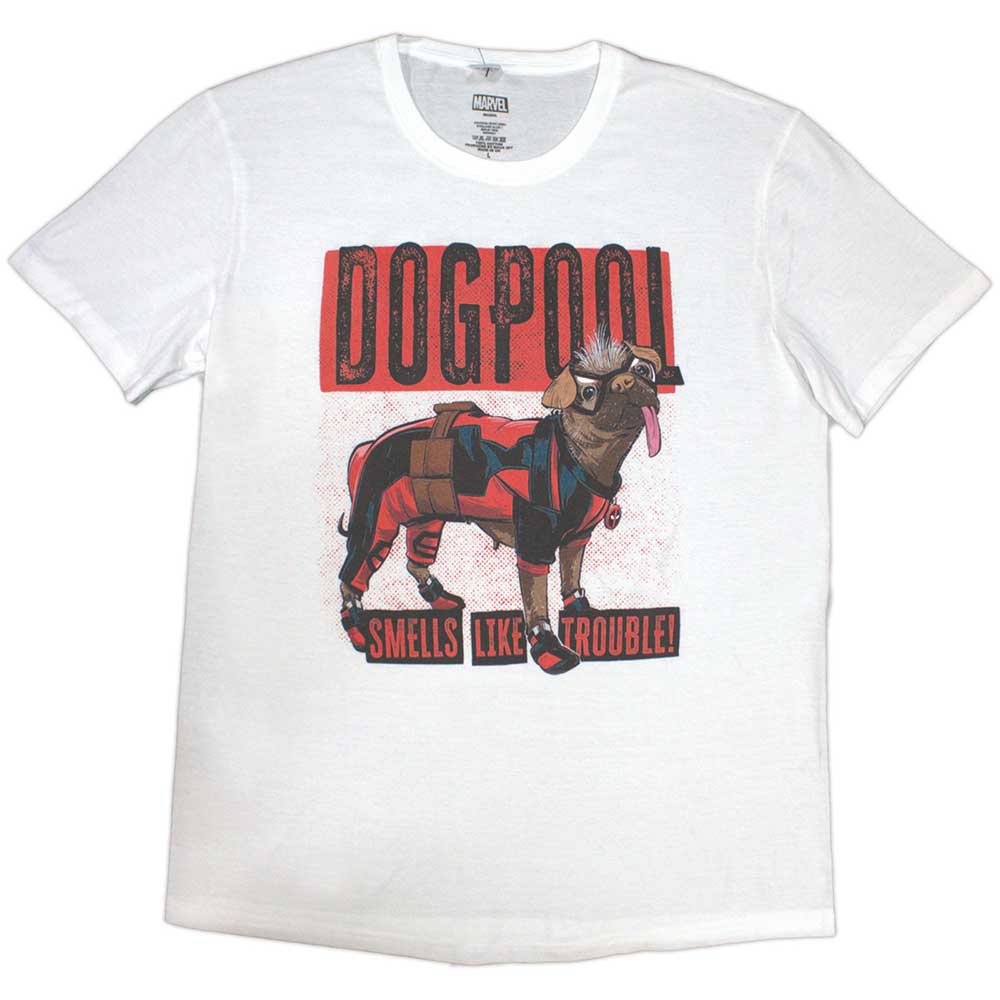 Marvel Comics: Deadpool Dogpool Smells Like Trouble T-Shirt