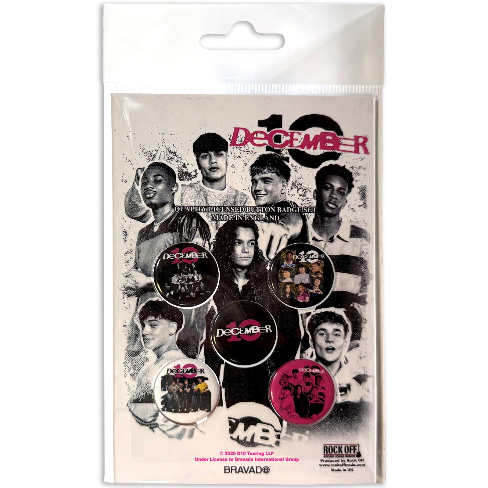 December 10.: Group 5 Pack Badge pack – officielt merchandise