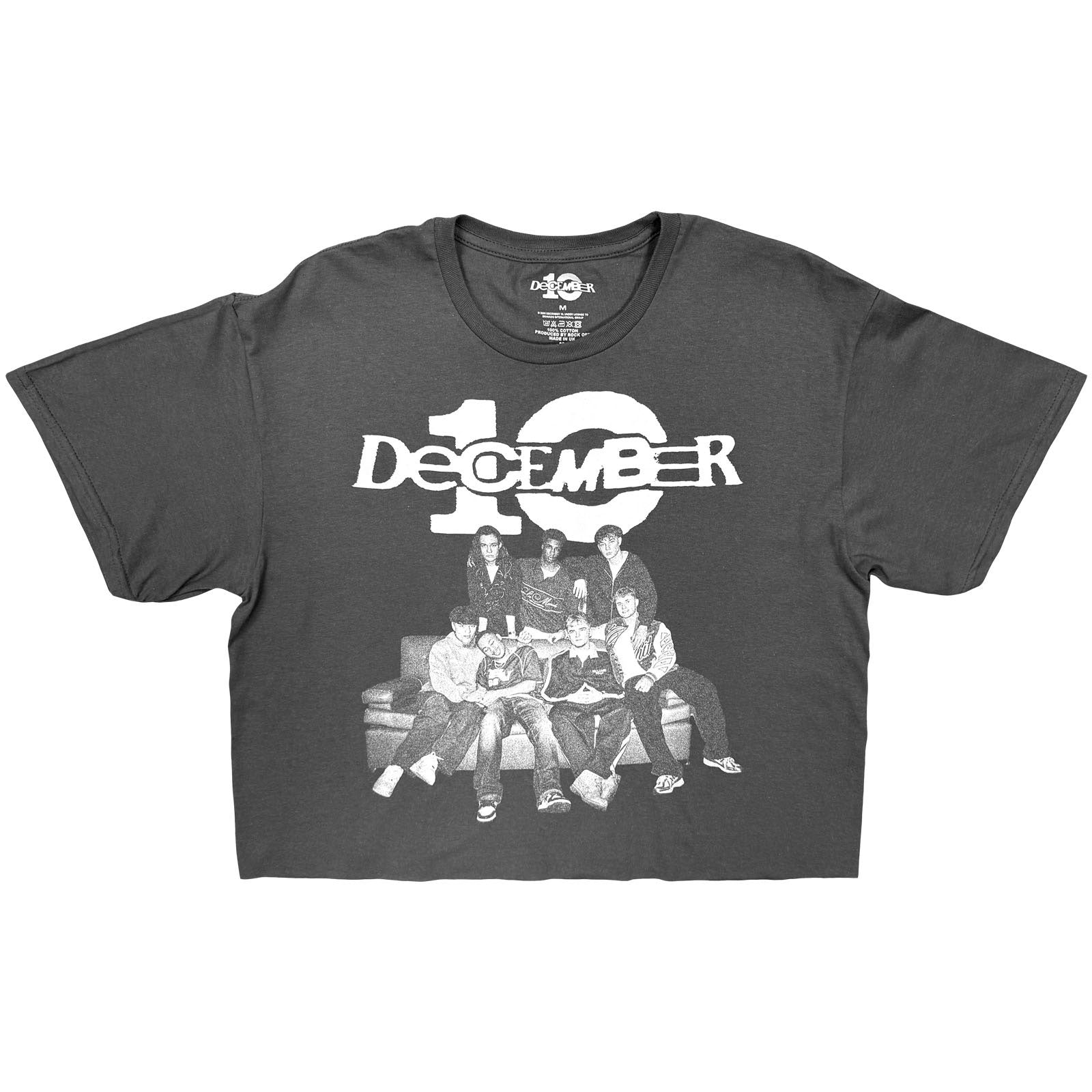 December 10.: Group White Logo T-shirt – officielt merchandise