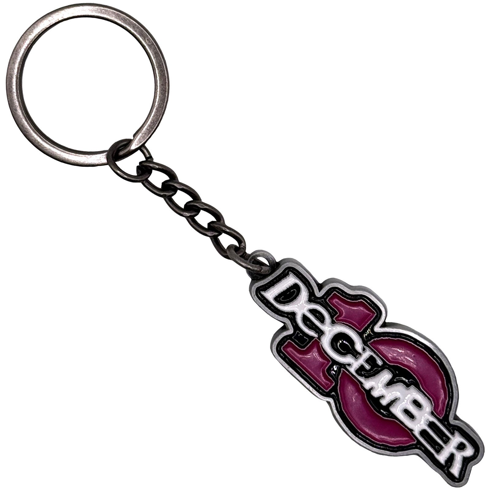 December 10.: Logo (Silver) Nøglering – officielt merchandise