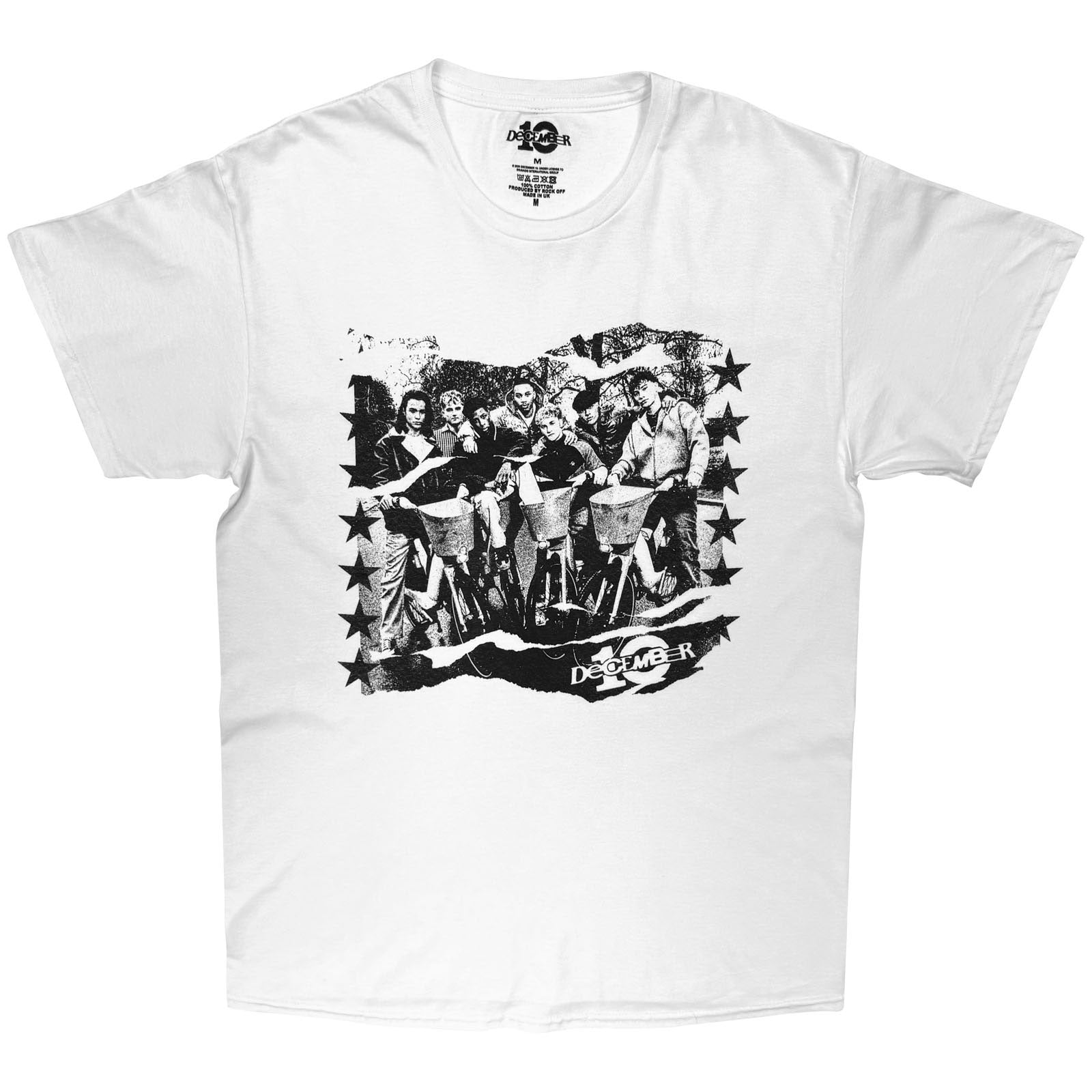 December 10.: Star Border T-shirt – officielt merchandise