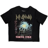 Def Leppard: Tokyo Crop Top (Kvinder)