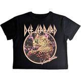 Def Leppard: Love Bites Crop Top (Kvinder)
