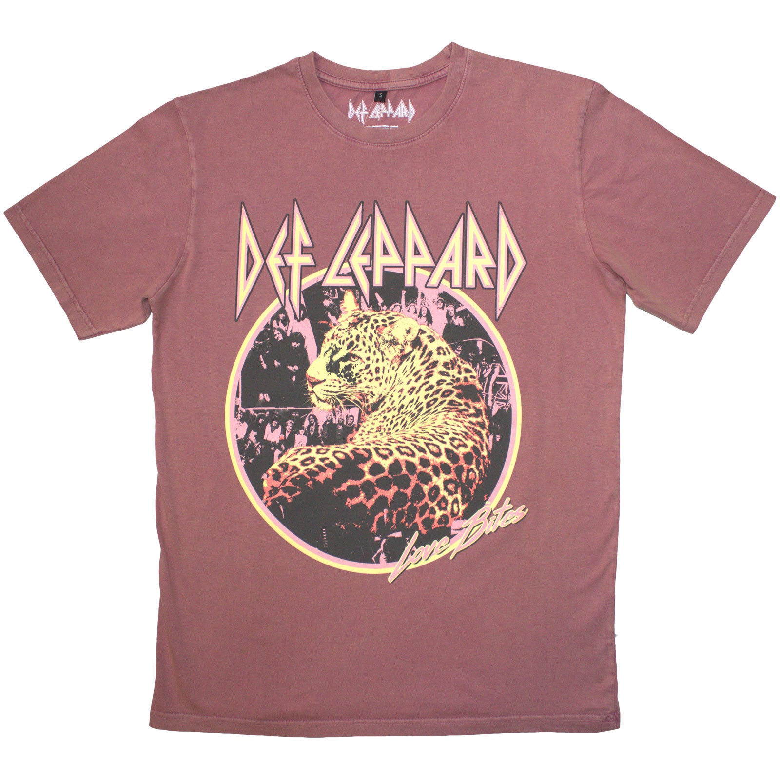 Def Leppard: Love Bites Stone Wash T-Shirt (Wash)