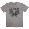 Def Leppard: Tribal Skull Stone Wash T-Shirt (Stone Wash)