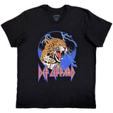 Def Leppard: Lightning Leopard T-shirt – officielt merchandise