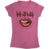 Def Leppard: Pour Some Sugar On Me Lips Tour 2019 T-Shirt (Kvinder)