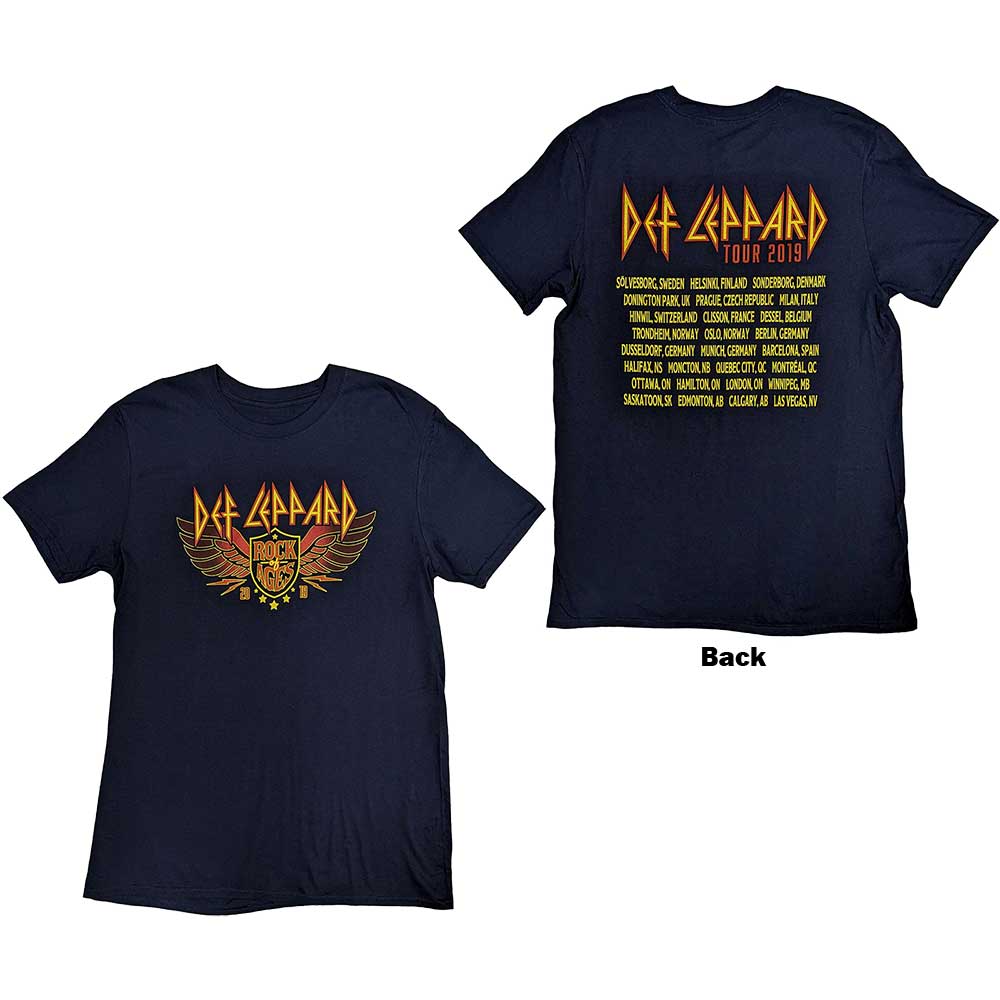 Def Leppard: Rock Of Ages Tour 2019 T-Shirt