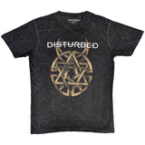 Disturbed: Riveted (Charcoal Grey) (Wash Collection) T-shirt – officielt merchandise