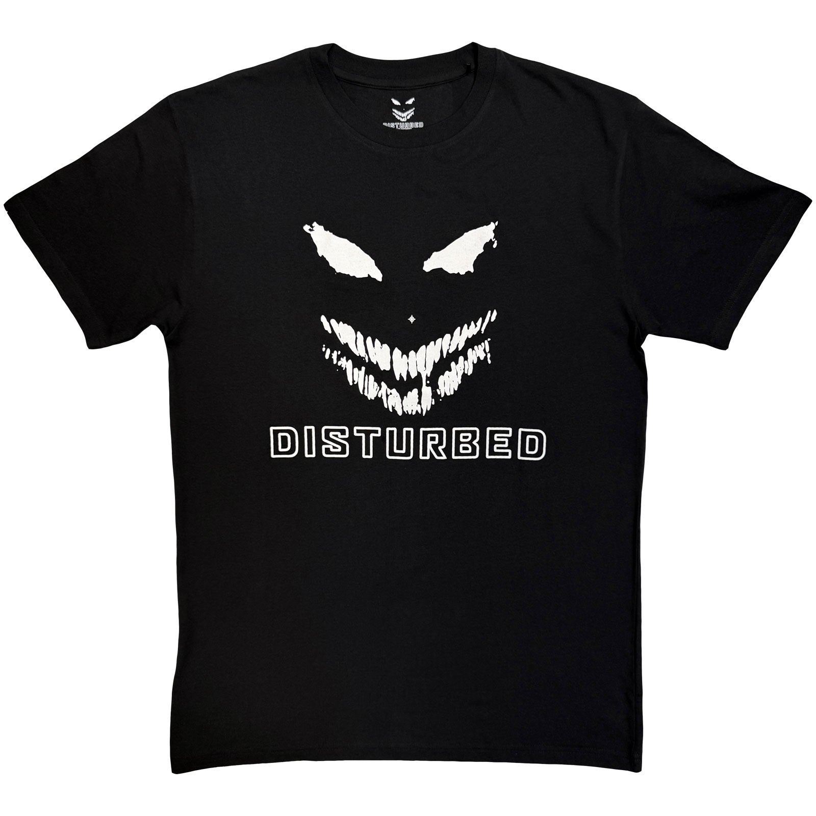 Disturbed: Logo Mono T-shirt – officielt merchandise