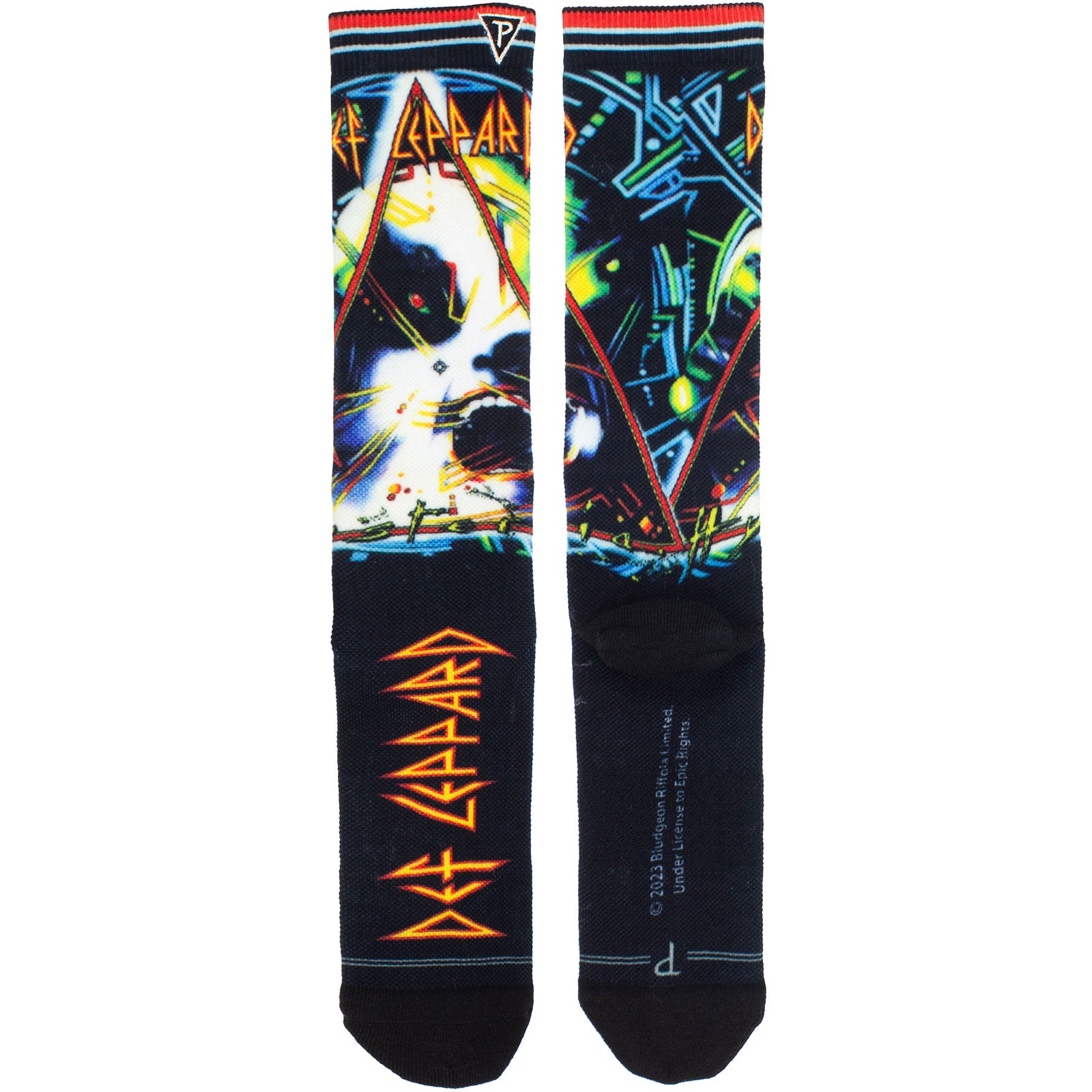 Def Leppard: Hysteria Sublimation (UK Size 6.5 - 11) Strømper – officielt merchandise