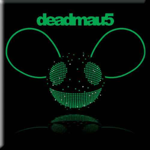 Deadmau5: Green Head Magnet – officielt merchandise