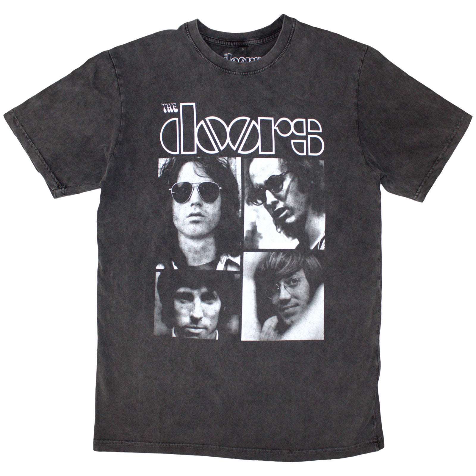 The Doors: Squares Stone Wash T-Shirt (Wash)