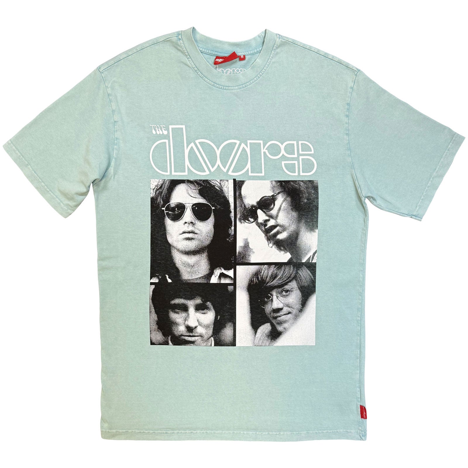 The Doors: Squares Wash T-shirt – officielt merchandise