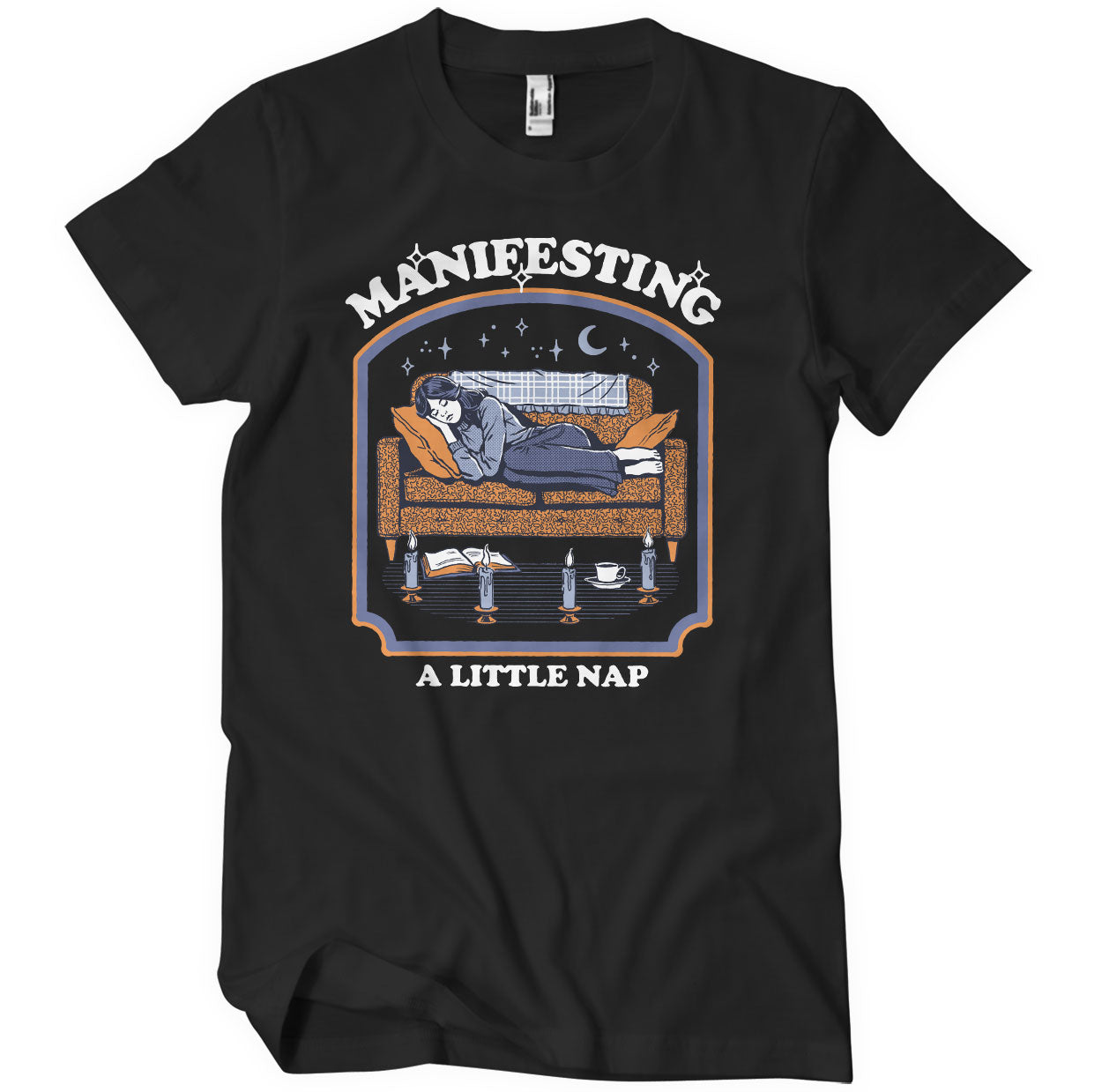 Steven Rhodes - Manifesting A Little Nap Girly Tee Girly Tee fra Steven Rhodes