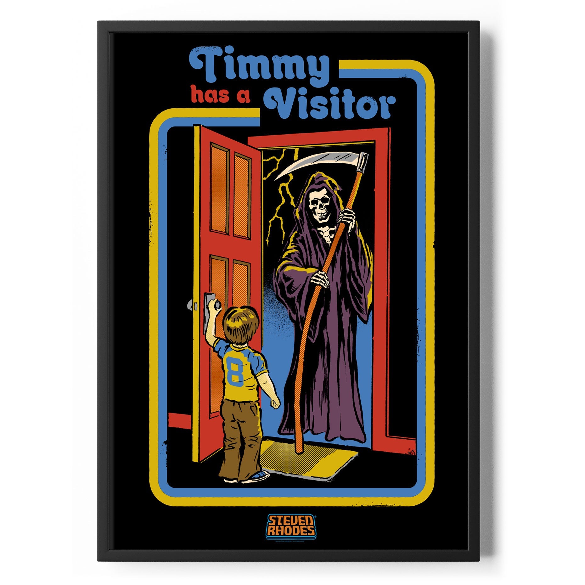 Timmy Has A Visitor Poster Standard Poster Standard fra Steven Rhodes
