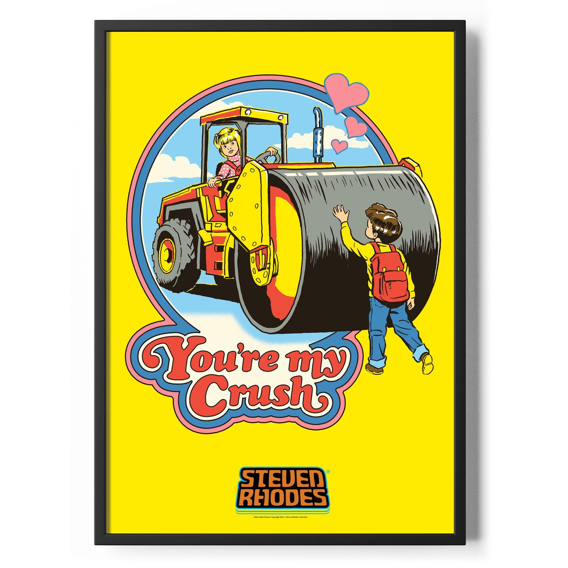 You're My Crush Poster Standard Poster Standard fra Steven Rhodes