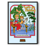 Let's Go Fishing Poster Standard Poster Standard fra Steven Rhodes