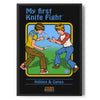My First Knife Fight Poster Standard Poster Standard fra Steven Rhodes