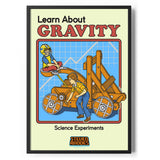 Learn About Gravity Poster Standard Poster Standard fra Steven Rhodes