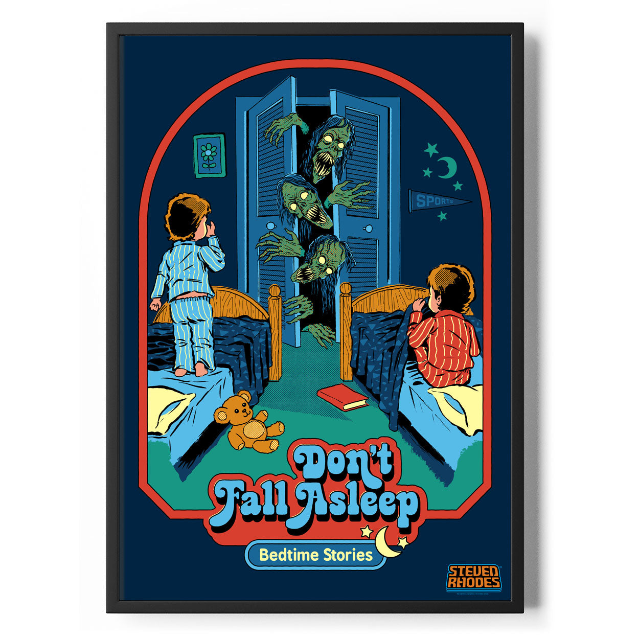 Don't Fall Asleep Poster Standard Poster Standard fra Steven Rhodes