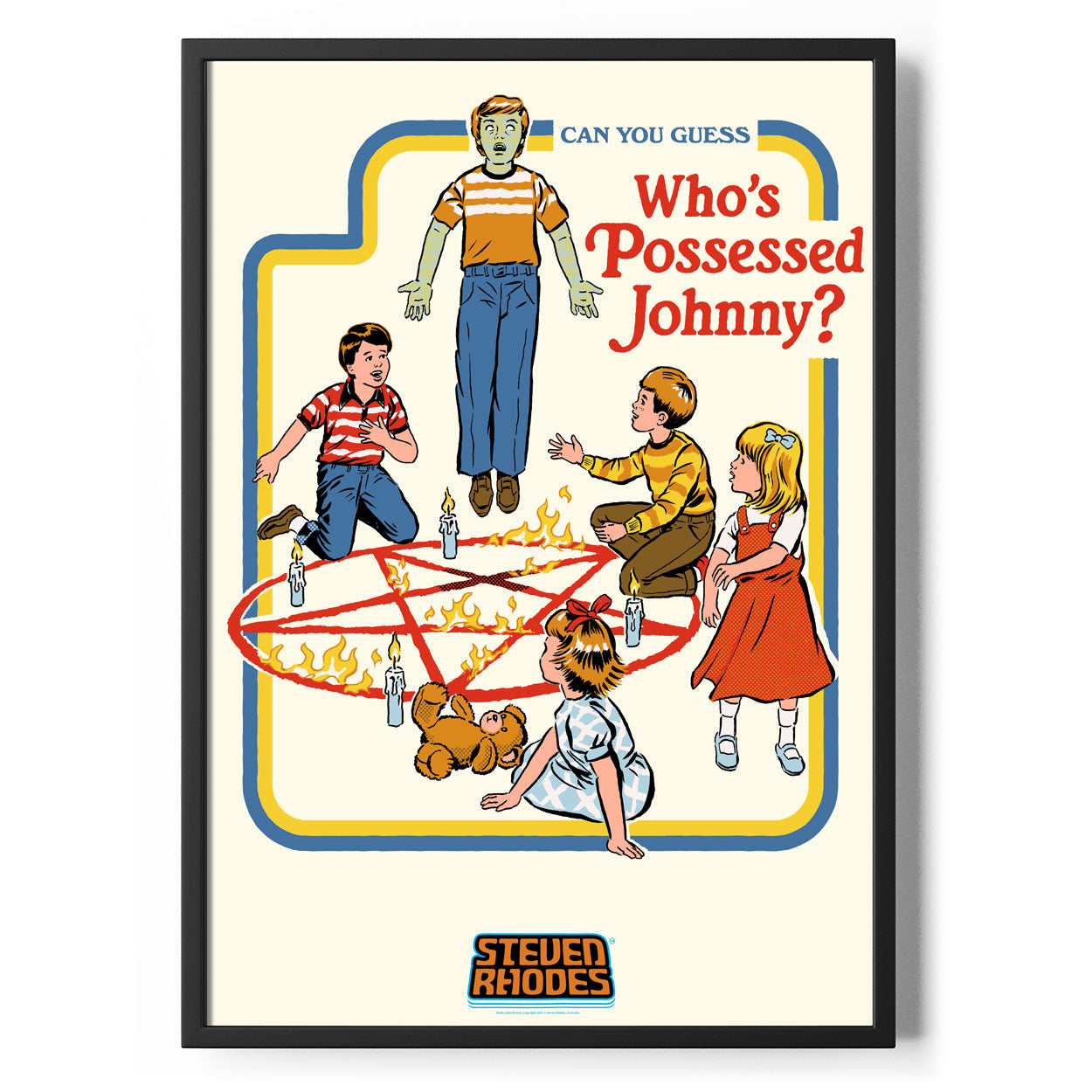 Who's Possessed Johnny Poster Standard Poster Standard fra Steven Rhodes