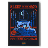 Sleep Is My God Poster Standard Poster Standard fra Steven Rhodes