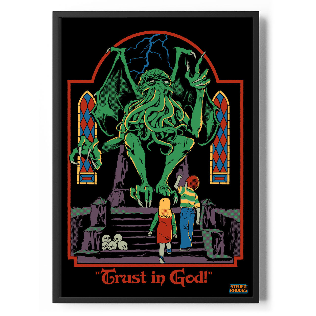 Trust In God Poster Standard Poster Standard fra Steven Rhodes