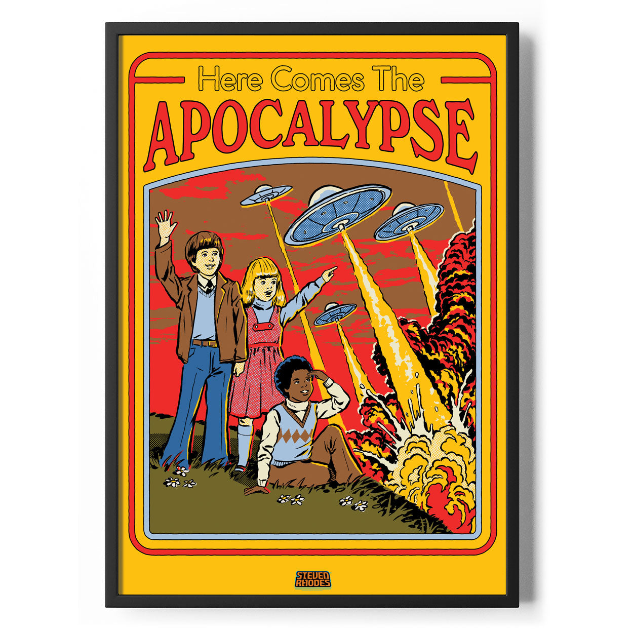 Here Comes The Apocalypse Poster Standard Poster Standard fra Steven Rhodes