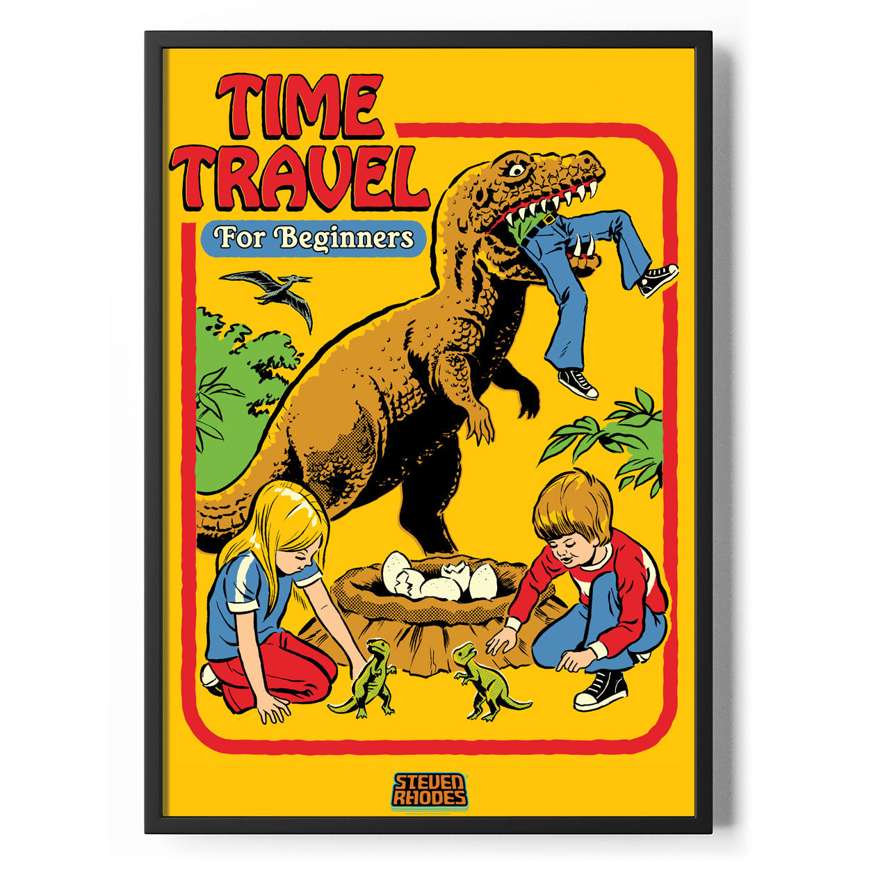 Time Travel For Beginners Poster Standard Poster Standard fra Steven Rhodes