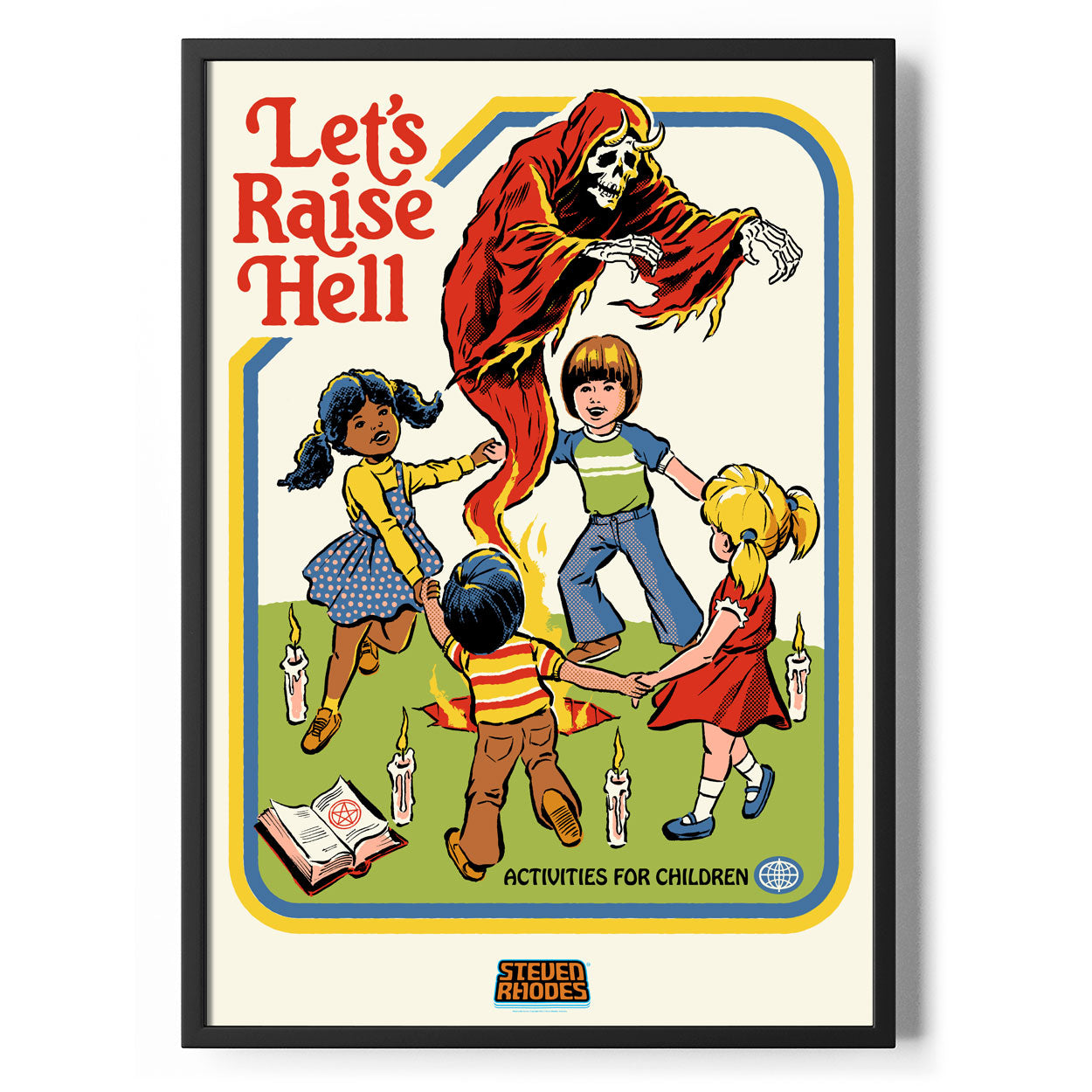 Let's Raise Hell Poster Standard Poster Standard fra Steven Rhodes