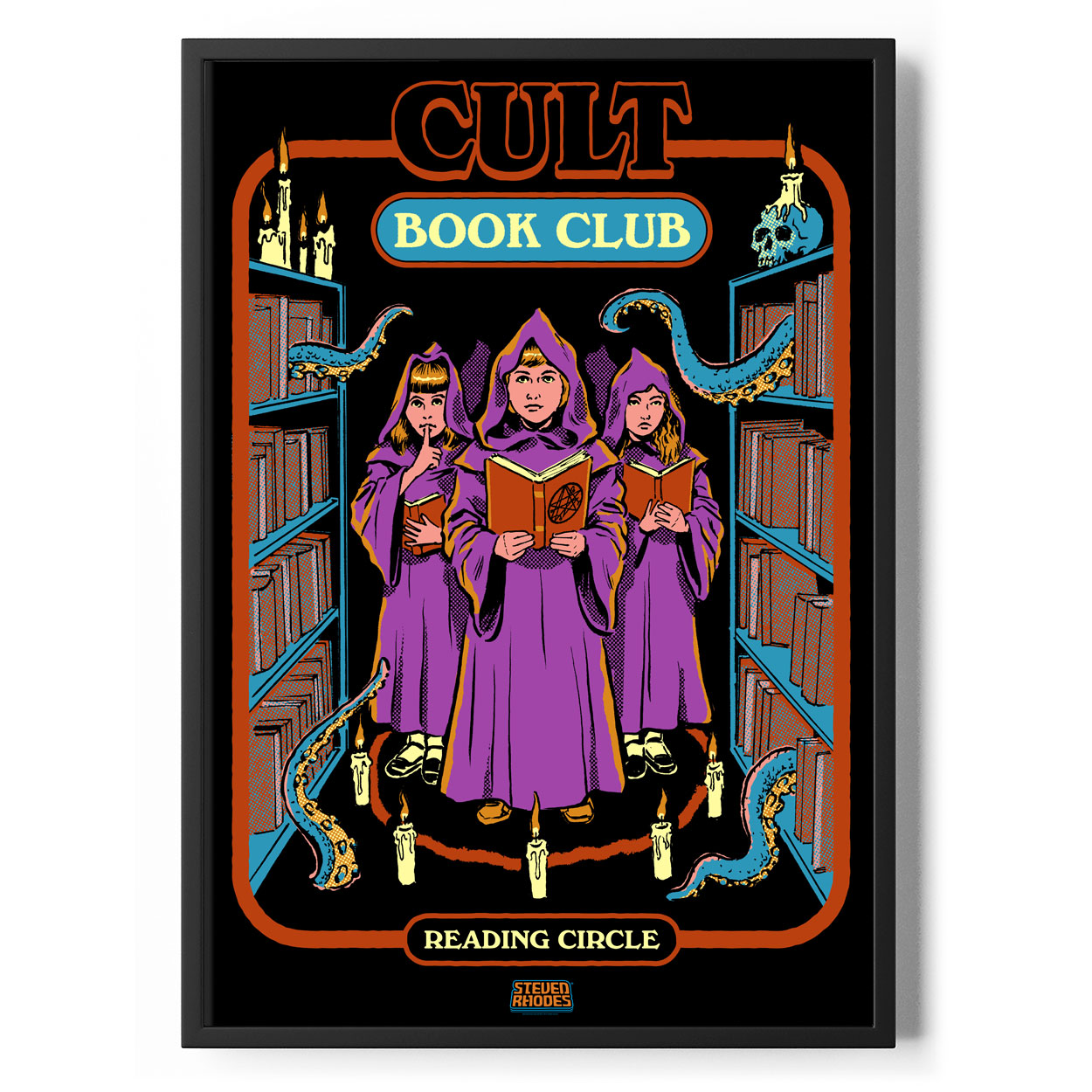 Cult Book Club Poster Standard Poster Standard fra Steven Rhodes
