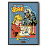 Learn To Spell Poster Standard Poster Standard fra Steven Rhodes