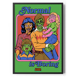 Normal Is Boring Poster Standard Poster Standard fra Steven Rhodes