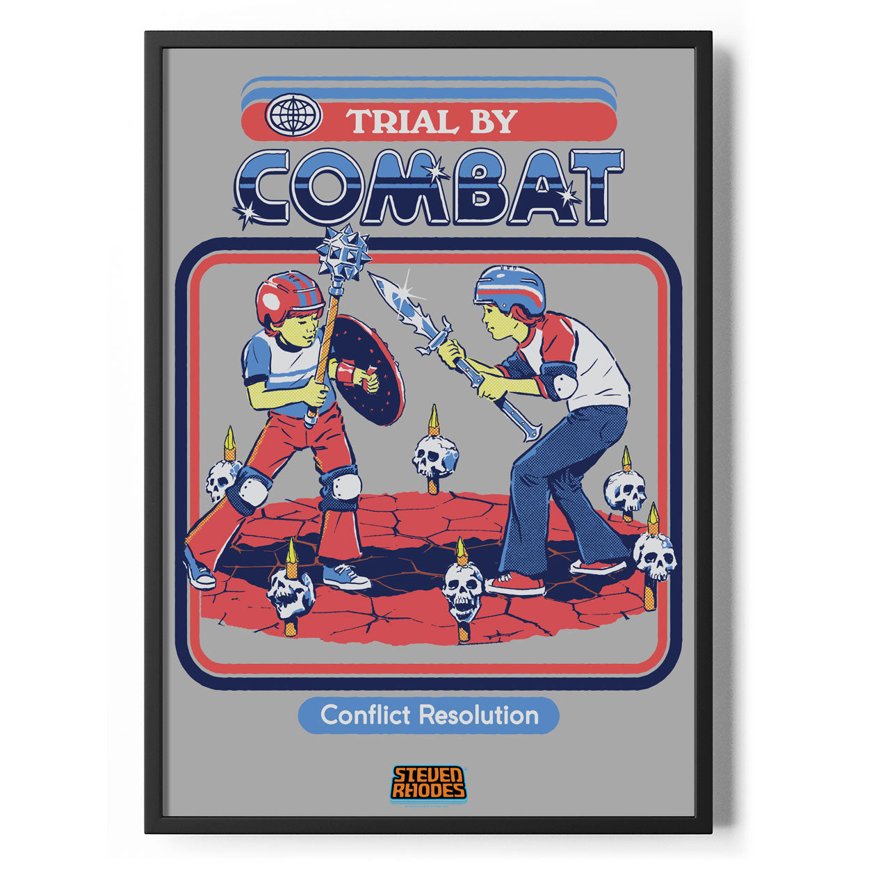 Trial By Combat Poster Standard Poster Standard fra Steven Rhodes