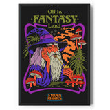 Off In Fantasy Land Poster Standard Poster Standard fra Steven Rhodes