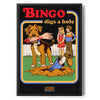 Bingo Digs a Hole Poster Standard Poster Standard fra Steven Rhodes