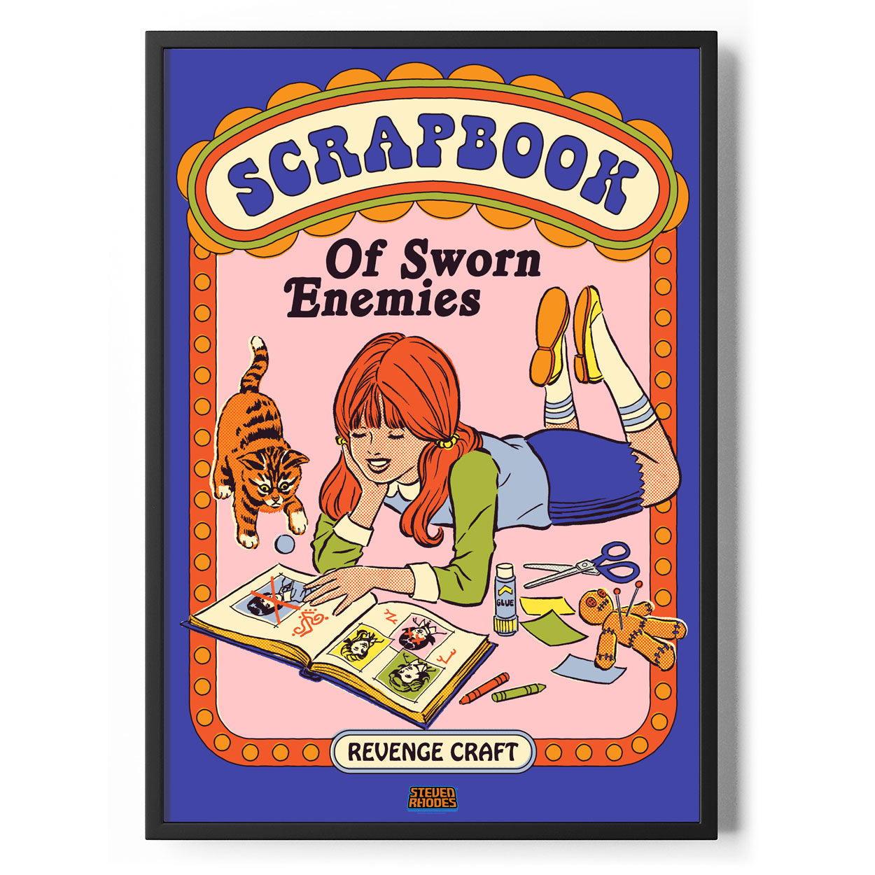 Scrapbook Of Sworn Enemies Poster Standard Poster Standard fra Steven Rhodes