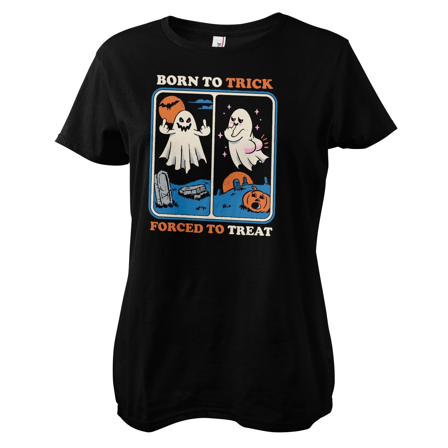 Born To Trick - Forced To Treat Girly Tee