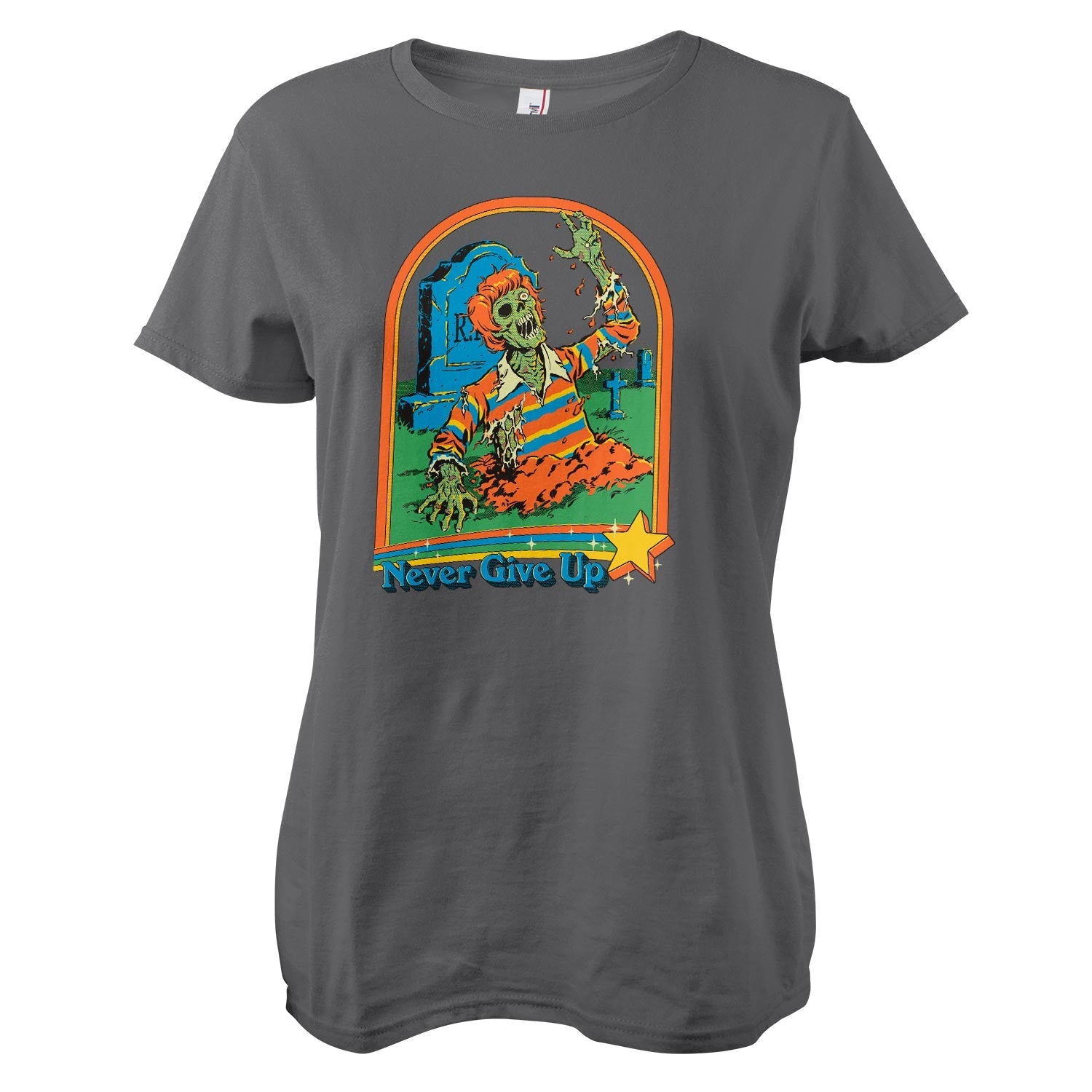 Steven Rhodes - Never Give Up Girly Tee