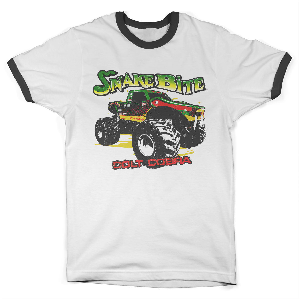 Snake Bite - Colt Cobra Monster Truck Ringer Tee Ringer Tee fra Bigfoot