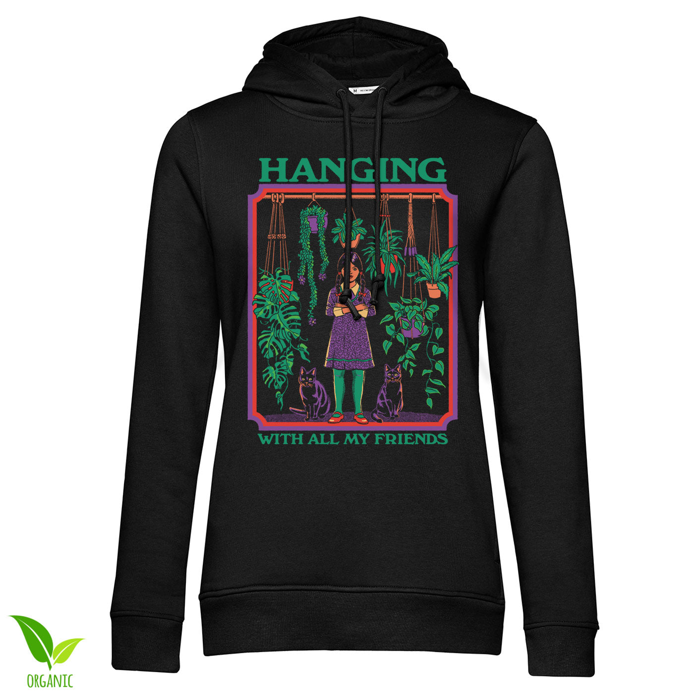 Hanging With My Friends Girly Hoodie