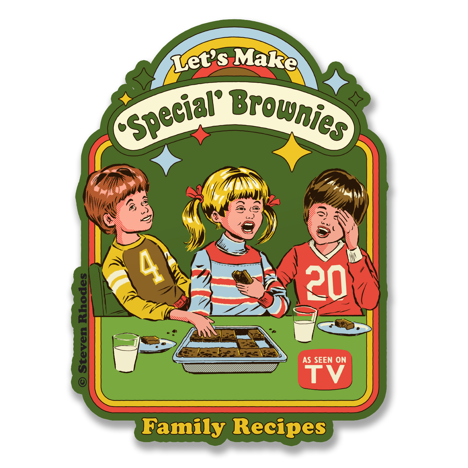 Steven Rhodes - Special Brownies Sticker